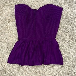 Parker strapless top